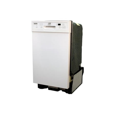 Sunpentown SD-9254WB 18 in. Energy Star Built-In Dishwasher with Heated Drying  White