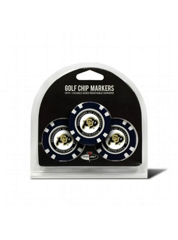 TEAM GOLF 25788 University of Colorado Golf Chip - Pack of 3