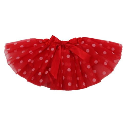 Dress Up Dreams Boutique Baby Girls Red White Polka Dots Satin