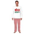 thumbnail image 3 of Christmas Family Matching Pajamas Set, Red and White Festive Striped Pants, Size NB - Men 6XL And Pets, 3 of 7