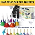 thumbnail image 2 of Hand Bells MINIARTIS Oscar Edition de 8 notas para niños con 15 cancioneros, 2 of 7