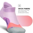 thumbnail image 7 of Feetures Elite Light Cushion No Show Tab Ankle Socks - Sport Sock with Targeted Compression - Orchid Sunset, M (1 Pair), 7 of 7