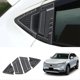 thumbnail image 2 of Cubierta de persiana triangular de la ventana trasera de fibra de carbono para automóvil Moldura para -v Vezel 2021 2022 Ventana lateral, 2 of 3