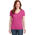 thumbnail image 4 of Camiseta Hanes® Ladies Perfect-T de algodón con cuello en V. S04V hanes  S04V, 4 of 7