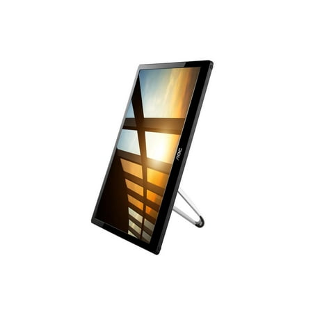 AOC - I1659FWUX 16" IPS TFT Active Matrix WLED LCD USB Powered Portable Monitor (USB) - Piano Black