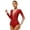 Red, variant on Alvivi Gymnastics Leotard For Women Rhinestone Ballet Dance Long Sleeve Bodysuit Acrobatics Uniform Orange L