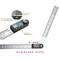 thumbnail image 3 of 200MM Goniometer Electronic Protractor Digital Stainless Steel Gauge Angle For Building Construction Woodworking Tools Ruler ,Long Lasting, 3 of 7