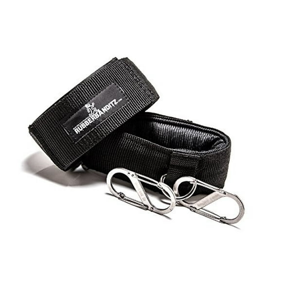Rubberbanditz Ankle Cuff Grips and Carabiners For Resistance Band Training
