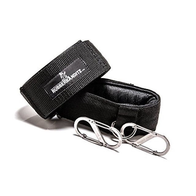 Rubberbanditz Ankle Cuff Grips and Carabiners For Resistance Band Training