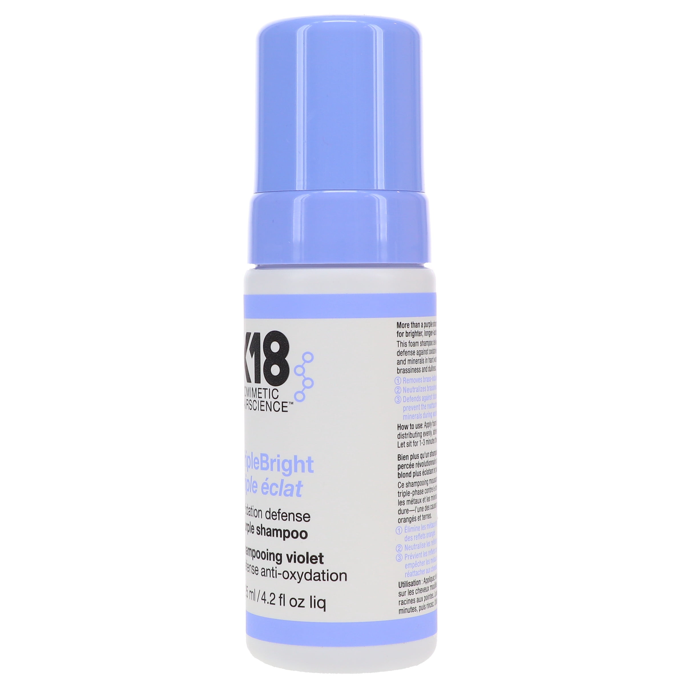 K18 TripleBright Oxidation Defense Purple Shampoo 4.2 oz
