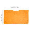 thumbnail image 2 of Toalla de baño de secado rápido de color naranja, bata con faldón ajustable para ducha y spa, suavidad superior, 2 of 8