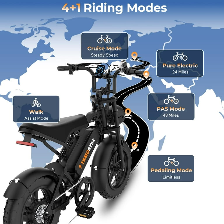 limitless electric bicycle EVELO Atlas and the Segway Xafari offers convenient ways to stay up Tamobyke T16 | Compact 1000W