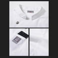 thumbnail image 1 of ziyahi Chef Jacket Short Sleeve Men Women Work Cooking Cooking Clothes Clothes Simple Chef Cotton Short Sleeve Chef Coat for Restaurant White XXL, 1 of 9