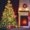 Yellow 6.56ft - 16 Lines, variant on AYktou Christmas Tree Lights 6.56ft 16 Lines LED Waterfall Lights Waterproof Xmas Tree Topper Lights with Remote and USB Powered Christmas Lights for Halloween Xmas Year Holiday,Colorful