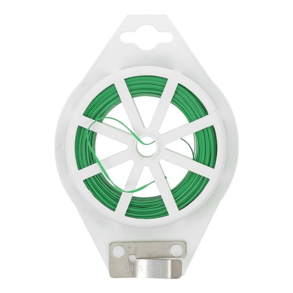 OUNONA 1 Roll Of Reusable Twist Ties Heavy Duty Bendable Green Plastic-Coated Wire For Garden Plants Vines Versatile Tie Cords For Organizing And Securing Items