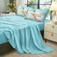 thumbnail image 5 of Sea Turtle Comforter Set 8 Pieces Sea Turtle Bed in a Bag 100% Soft Microfiber Ocean Comforter Set for Bedroom Marine Life Bedding Comforter Set for Girls Boys Ocean Beach Theme Coastal Bedding Set, 5 of 9