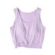 thumbnail image 2 of mfyjkho Camisetas Sin Mangas Para Mujer, Camisola De Verano Informal De Color Liso Con Cuello Redondo Y Holgada Para Mujer Tops Para Mujer L, 2 of 5