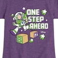 thumbnail image 3 of Disney - Toy Story - Buzz One Step - Toddler & Youth Girls Short Sleeve Graphic T-Shirt, 3 of 5