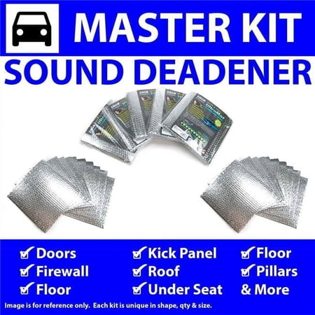 Zirgo High Performance Cooling Products 314996 13437cm2 Heat & Sound Deadener for 1950-1988 Jaguar Master Kit