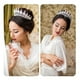 thumbnail image 2 of Corona Tiara Reina Carnaval Lujo Plata Certamen Novia Xv Coronación Niña Boda Cristales M0016 GENÉRICA CUSTOM VALTA, 2 of 2