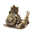 thumbnail image 4 of Figura De Caracol De Latón Para Casa, Adornos Artesanales De Feng Shui Chino Hechos A Mano, 4 of 8