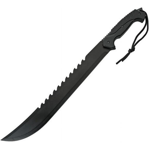 Rite Edge 211525 Cyber Outdoor 25" Machete Black w/Glass Breaker