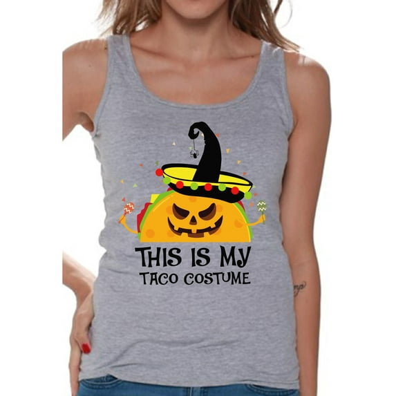 Awkward Styles Halloween Sleeveless Shirt Taco Tank Top for Women