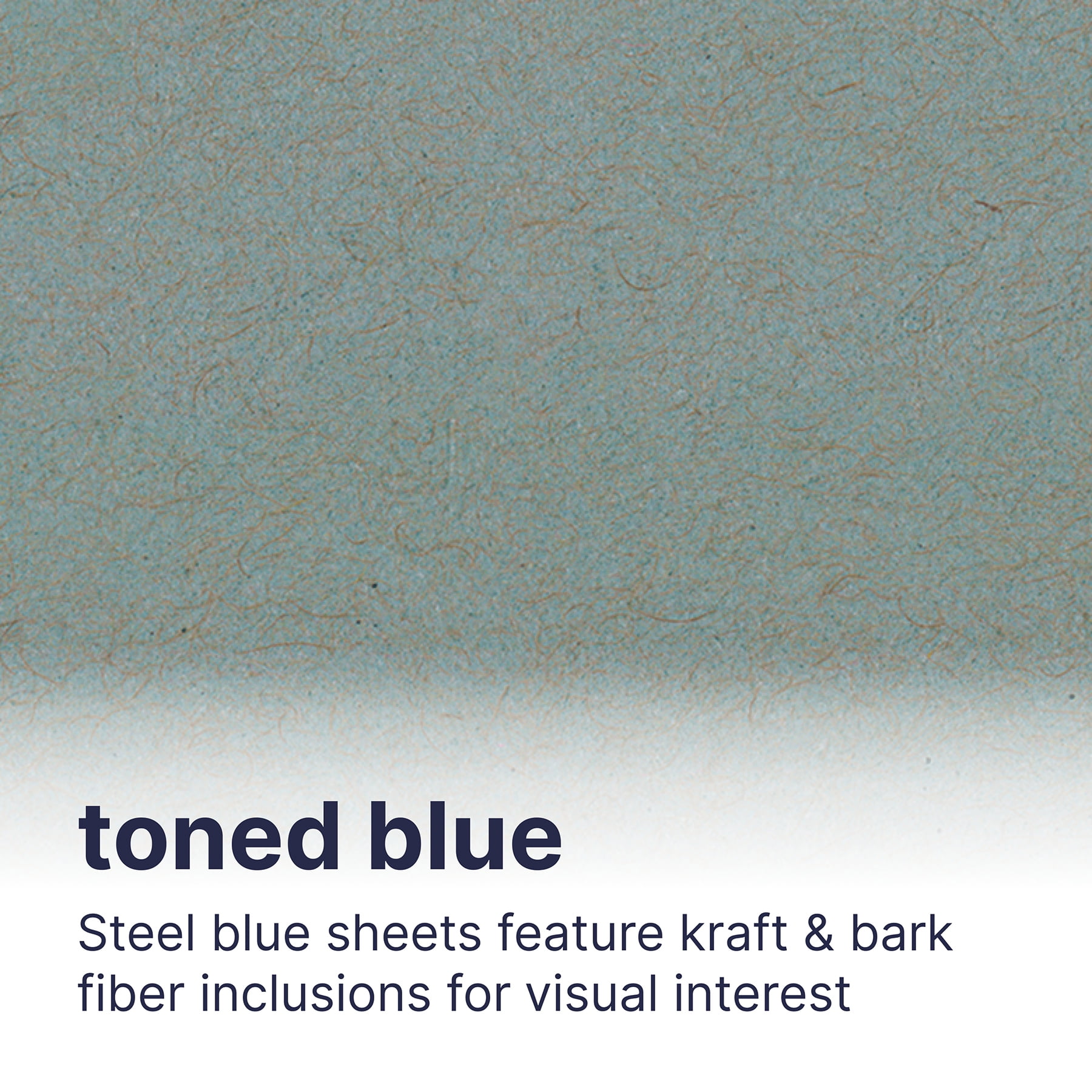 Strathmore Toned Sketch Paper Pad, 400 Series, Wire-Bound, 24 Shts./Pad, 18" x 24", Blue