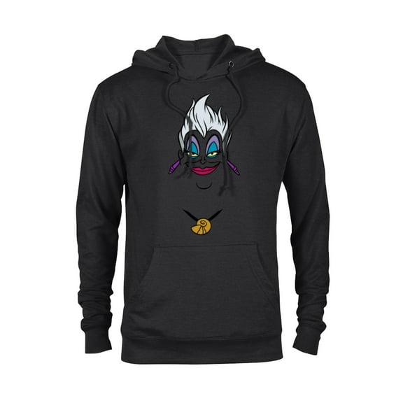 Disney Villains Ursula Big Face T-Shirt - Pullover Hoodie for Adults - Customized-Black