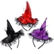 thumbnail image 1 of 3 piezas de sombrero de bruja de Halloween diadema con clip brillante accesorio para disfraces, 1 of 5