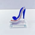 thumbnail image 4 of Glass Heel Sculpture Ornaments Glass Heel Statue for Home Wedding Party Decorations Simple Shoes Figurines Statues, 4 of 9