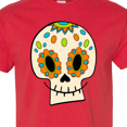 thumbnail image 4 of Inktastic Smiling Sugar Skull for Day of the Dead T-Shirt, 4 of 5