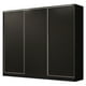 thumbnail image 1 of Ropero Closet Madesa 3 Puertas Negro, 1 of 5