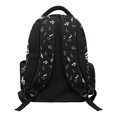 thumbnail image 2 of Xixirimido Dinosaur Music Notes Black Print Kids Backpacks for Boys, 17 Inch Large Capacity Backpack Toddler Elementary Schoolbag for Teens Students Lightweight Durable Bookbag, 2 of 8