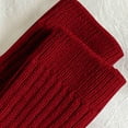 thumbnail image 6 of Kids Girls Plain Leg Warmer Girls School Dance Wear Legwarmer Tutu Fancy Kids Stretch Knee Leg Warmers Girls Ankle Comfort Fit Socks Kids's Knitted Ankle Warmers Warm and Stylish Wine 5-16 Years, 6 of 7
