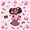 Black Pink Red, variant on Castle Fairy Glam Black Girl Full Size Bedding Sets 7 Pieces,Stars Print Full Size Bed in a Bag,Pink Black,Pink Reversible