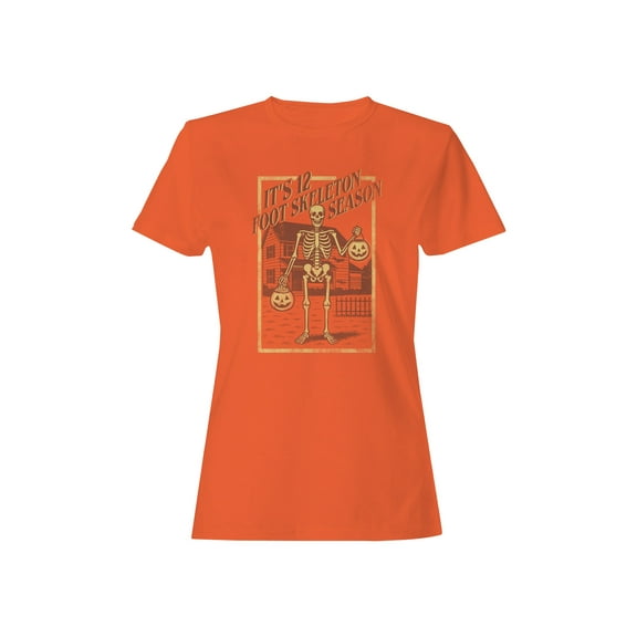 12-Foot Skeleton Season Fun Women's T-shirt