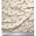 thumbnail image 1 of Soimoi Rayon Fabric Leaves & Floral Artistic Print Sewing Fabric Yard 56 Inch Wide, 1 of 5