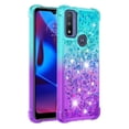 thumbnail image 2 of Funda para Motorola Moto G Pure Transparente con Brillos Carcasa Protectora Antigolpes con Glitter Brillante, 2 of 5