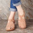thumbnail image 4 of QIPOPIQ Sandales à Bout Fermé pour Femmes Plateforme Habillées Sandales Compensées pour Femmes Sandale Compensée d'Été Chaussures Confortables Ajourées, 4 of 4