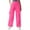 Hot Pink, variant on Wyobmus Slim Fit Cargo Pants for Women High Waisted Joggers Sweat Pants Athletic Pants Straight Wide Leg Y2K Cargo Pants White