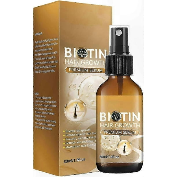 Scalp Revitalizing Serum with Biotin for Stronger, Thicker Hair Growth and Enhanced Strand Length
