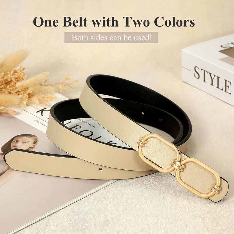 Women Reversible Leather Belts for Jeans Pants Fashion  display picture 2