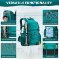 thumbnail image 5 of Maelstrom Hiking Backpack, 40L Waterproof Camping Daypack for Men and Women, Lightweight Travel Pack with Rain Cover-Black, 5 of 10