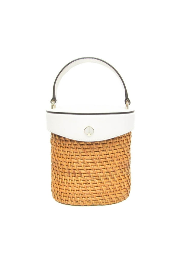 Pre-Owned Kate Spade Rose Mini Bucket PXRUA287 Women's Wisteria Vine,Leather Handbag... (Good)