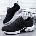 thumbnail image 2 of Chaussures Tissées pour Femmes Sport Lite Espadrilles pour Femmes Chaussures Décontractées Version Coréenne Bottes Espadrilles pour Femmes Mode Respirantes Étudiantes Espadrilles à Air Talons pour Femmes Chaussures Coussinées, 2 of 6