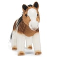 thumbnail image 2 of DEMDACO Paint Horse Spotted Brown and White 10 inch Children's Soft Plush Stuffed Animal Toy, 2 of 3
