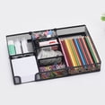 thumbnail image 5 of jojofuny 1Pack Mesh Desk Organizer Sleek Black Iron For Office Use And Workspace Organization, 5 of 8