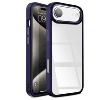 Entronix Case Compatible with iPhone 17 Air - [Clear Back] Impact Chrome Frame