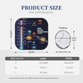 thumbnail image 6 of Goofa Solar System Temperatures Diagram Pattern 2 Piece Car Windshield Sun Shade Foldable | Front Windshield Shade for Sun, Heat and UV Rays | Sunshade for Car Front Window-Medium, 6 of 7